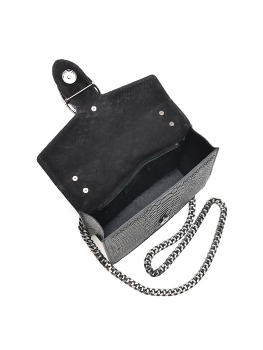 Renata Corsi SS22 RC 8089 Black Leather Bag - Image 4