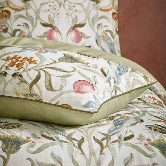 EW by Edinburgh Weavers Liberty Floral Birds Luxury Cotton Duvet Cover Set - Image 4