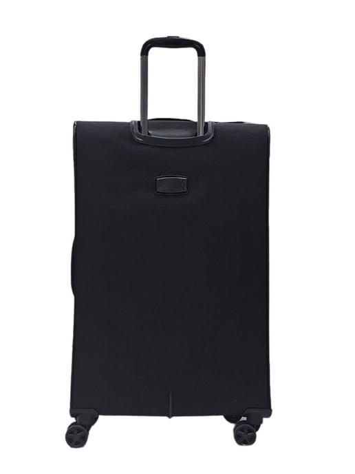 Lightweight Black 8 Wheel Luggage Suitcases Set of 3