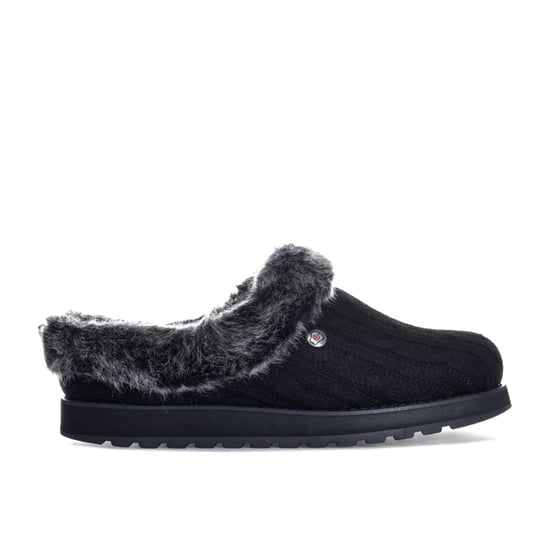 Women's Skechers Keepsakes Ice Angel Slippers In Black - Image 1