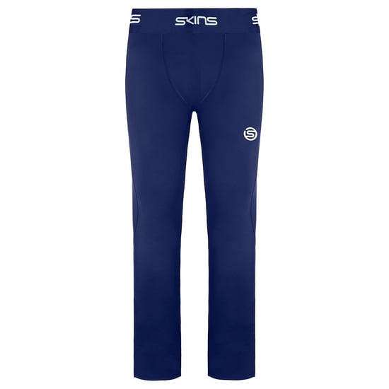 Skins Series-1 Stretch Waist Navy Blue Mens Long Tights Leggings SO00100019010