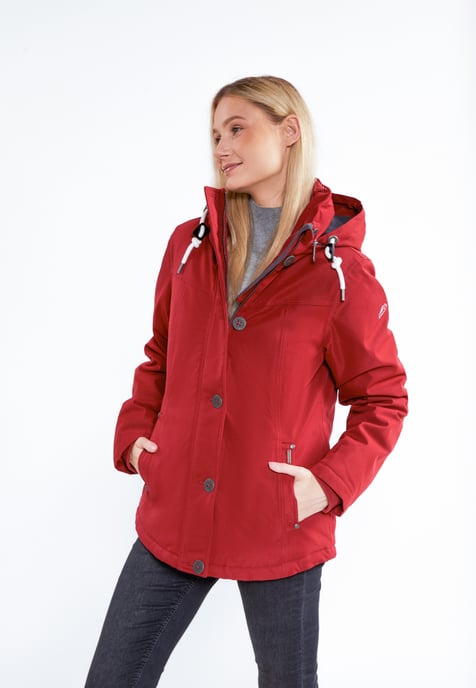 ICEBOUND winterjas Klima Iglo Dames donkerrood - Image 3