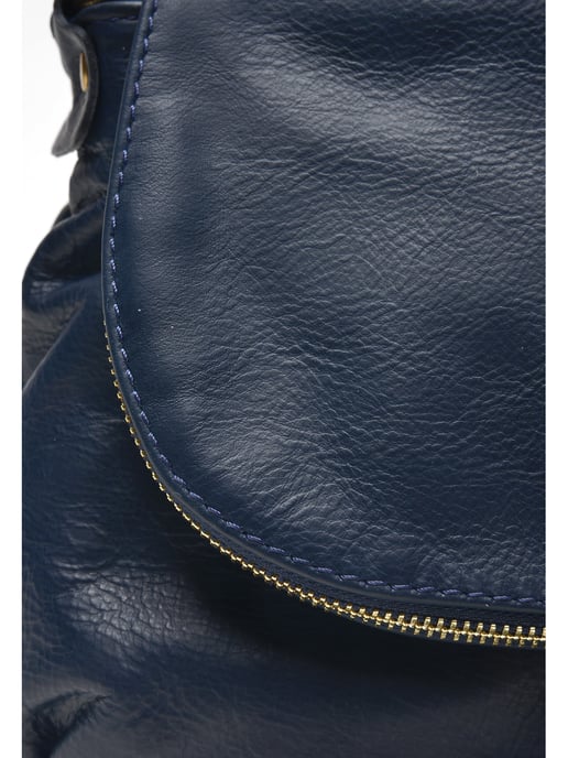 Isabella Rhea SS22 IR 2052 Blue Leather Bag - Image 3