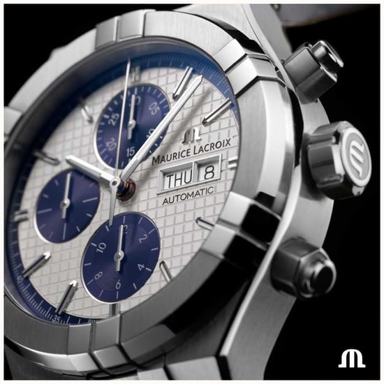 Maurice Lacroix Aikon Men's Blue Watch AI6038-SS001-131-1 - Image 5