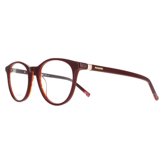 Missoni Round Womens Burgundy Glasses