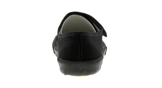 Younger Childrens School Plimsolls Pumps Touch Fastening black