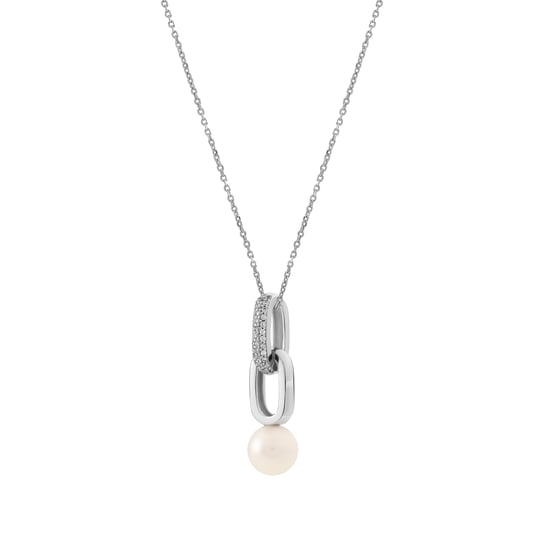 Orphelia Women's 925 Sterling Silver Pendant with Chain - White ZH-4451 - Image 2