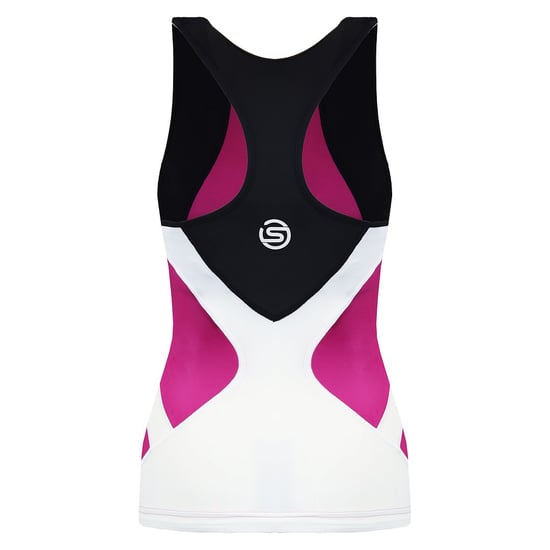 Skins Triathlon Compression Sleeveless Pink Womens Racer Back Top T49085051