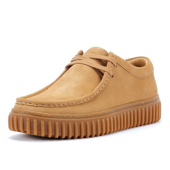 Clarks Torhill Lo Suede herenschoenen donker zand - Image 3