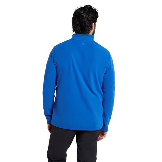 Mountain Warehouse Mens Camber II Half Zip Fleece Top (Blue) - Image 2
