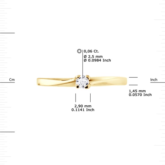 DIADEMA - Ring - Diamonds - Yellow Gold
