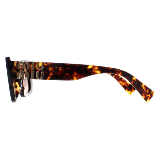 Miu Miu Rectangle Womens Honey Havana Brown Gradient MU07YS