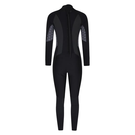 Mountain Warehouse Womens/Ladies Printed Full Wetsuit (Black) - Image 2