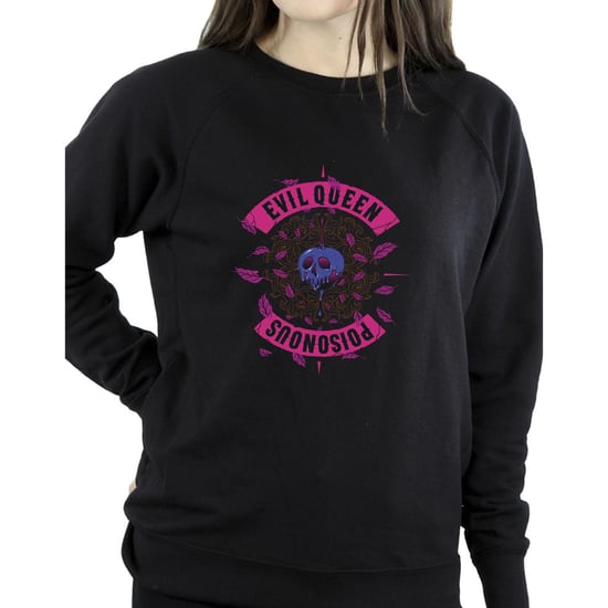 Disney Womens/Ladies Villains Poison Apple Sweatshirt (Black)