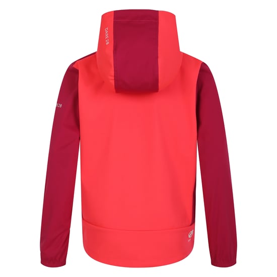 Dare 2B Childrens/Kids Cheer Soft Shell Jacket (Berry Pink/Neon Pink)