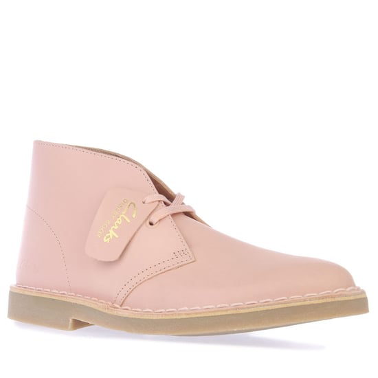 Clarks Originals Desert Boot 2 läderkängor i rosa för kvinnor - Image 2