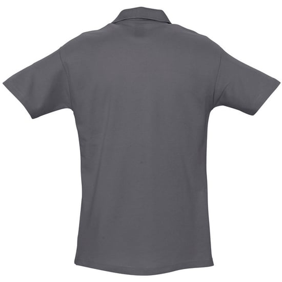 SOLS Heren Lente II Korte Mouw Zwaarlijvig Poloshirt (Muisgrijs) - Image 2