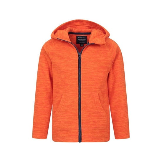 Mountain Warehouse Kinder/Kids Snowdonia Microfleece Full Zip Hoodie (Oranje) - Image 5