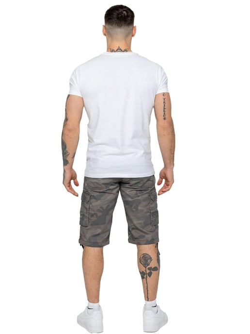 Enzo heren Cargo Combat Camo korte broek - Image 6