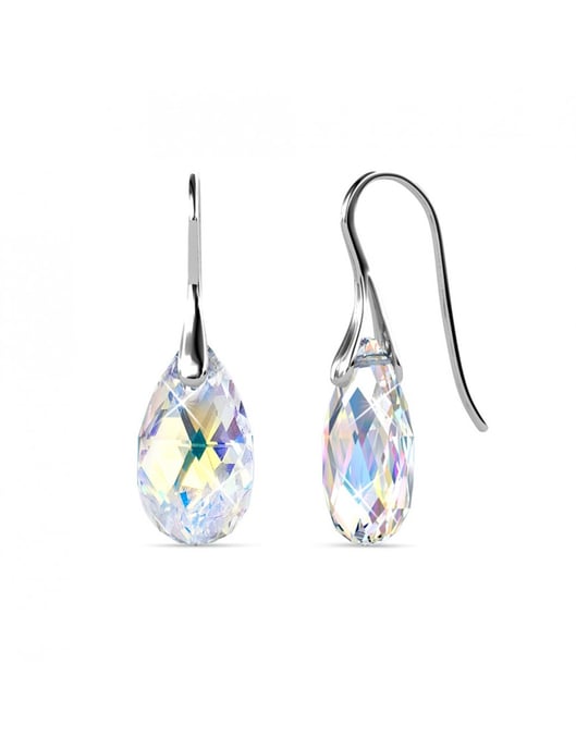Teardrop Hook Oorbellen - Oostenrijks kristal van zeer hoge kwaliteit - Image 1