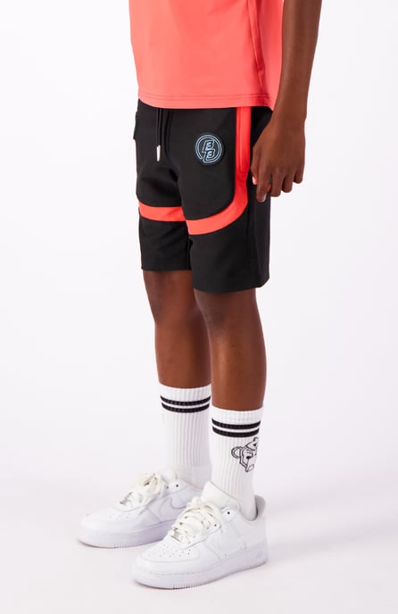 Black Bananas Jr. Football Shorts, Black