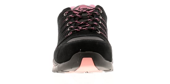 Tradesafe Womens Safety Shoes Trainers Force Suede Leather Lace Up black