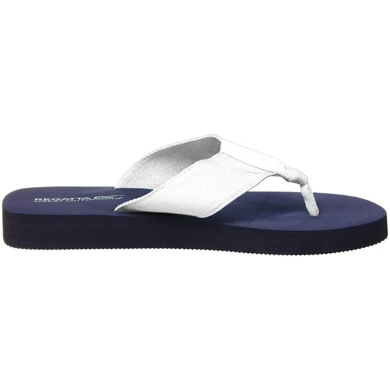 Regatta Dames/dames Catarina teenslippers (Marine, Wit) - Image 2