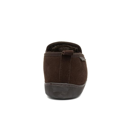 Hush Puppies Mens Arnold Slip On Leather Slipper (Brown) - Image 2