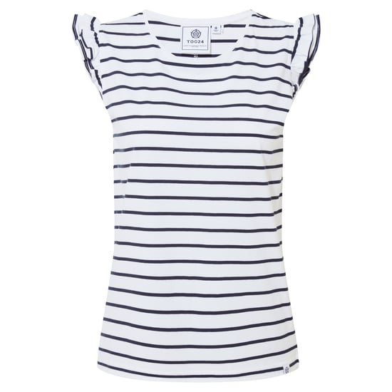 Maribel Womens T-Shirt Optic White Stripe