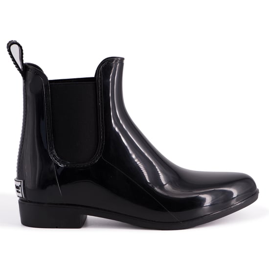 Aus Wooli Australia Womens Rainboots With Sheepskin Insole Included BLACK