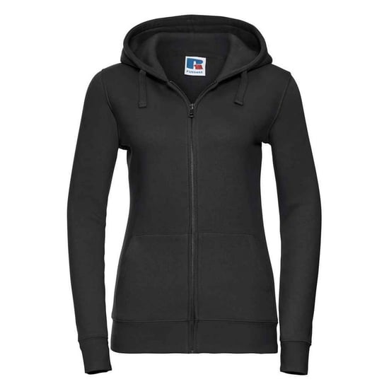 Russell Womens/Ladies Authentic Full Zip Hoodie (Black) - Image 1