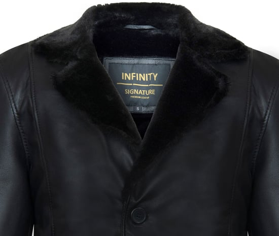 Men's Reefer Leather Blazer Jacket -Pablo