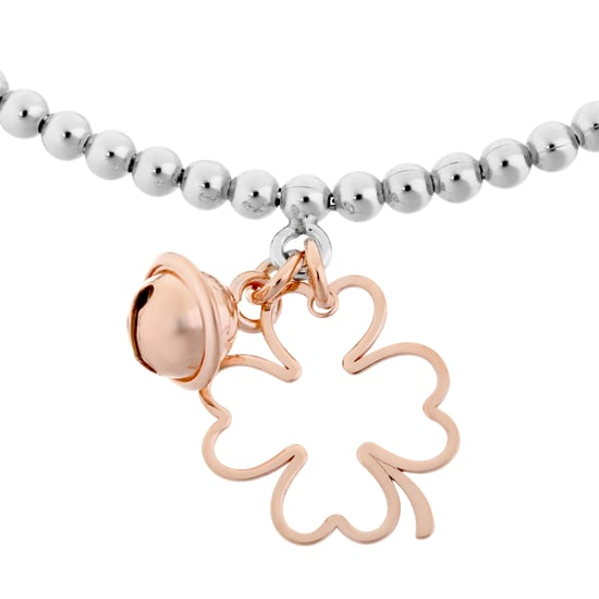 Orphelia Women's 925 Sterling Silver Bracelet - Silver/Rose ZA-7110 - Image 1