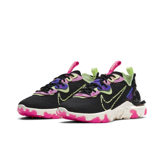 Nike React Vision Women's Shoe Black/Royal Pulse/Beyond Pink/Barely Volt