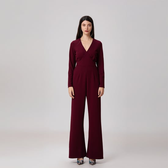 Jumpsuit met V-decolleté - Image 2