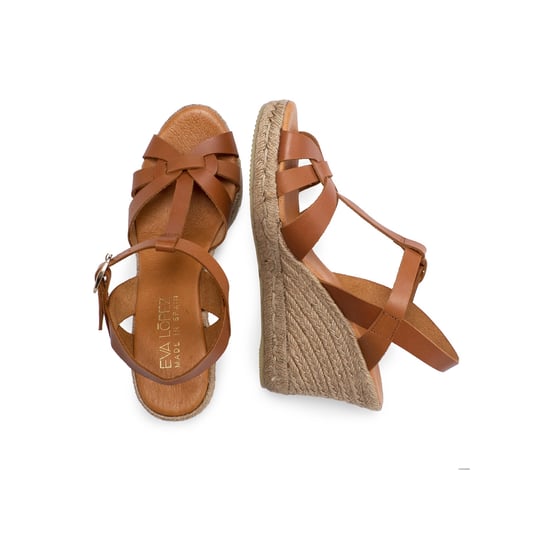 Eva Lopez Ankle Strap Wedge Sandals Women Summer