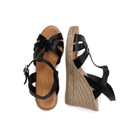 Eva Lopez Ankle Strap Wedge Sandals Women Summer