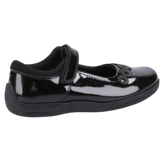 Hush Puppies Girls Christina Leather School Shoes (Black Patent) - Image 2