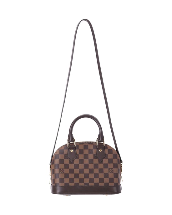 Louis Vuitton Alma BB Bag in Brown Monogram Canvas - Image 3
