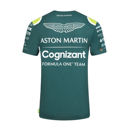 Aston Martin Cognizant F1 Official Team Mens Green T-Shirt