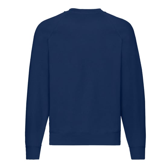 Fruit of the Loom Heren Klassiek Raglan Sweatshirt (Marine) - Image 2