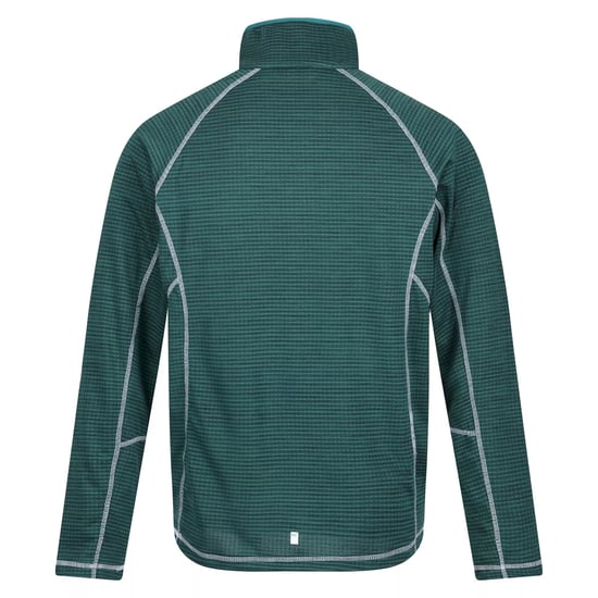 Regatta Mens Yonder Quick Dry Moisture Wicking Half Zip Fleece Jacket (Pacific Green) - Image 2
