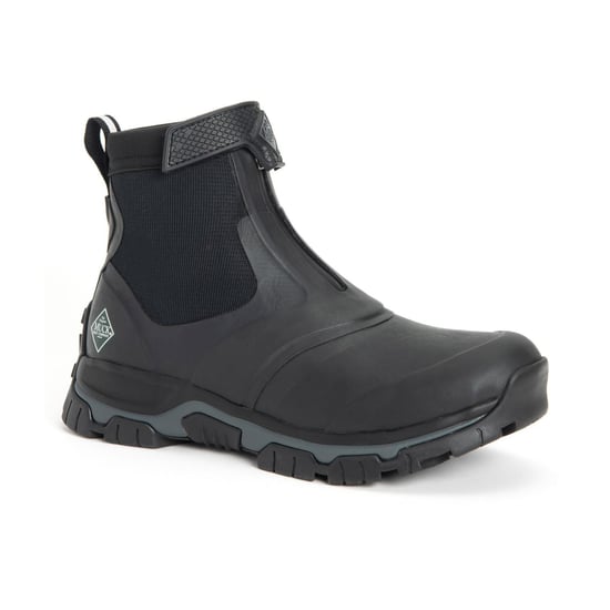 Muck Laarzen Apex Mid Zip Rubber Zwart/Donker Schaduw Wellington Laarzen - Image 1