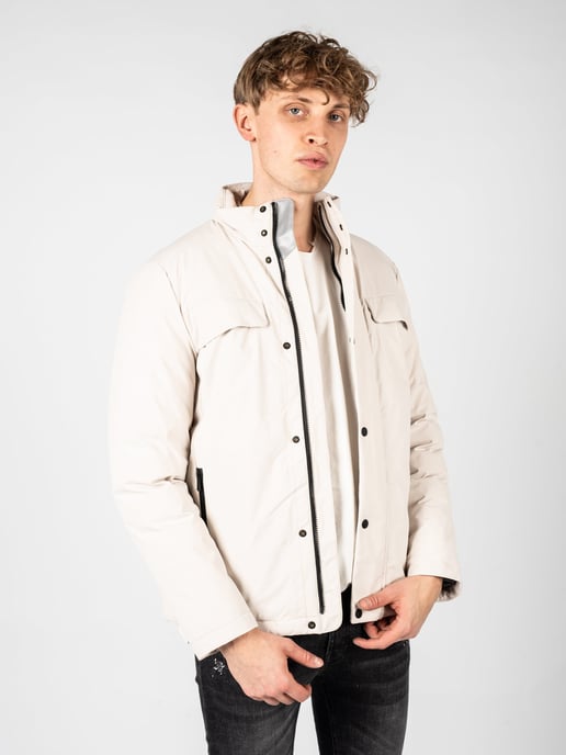 Geox Jacket Spherica Short Men's Off-White - Image 3