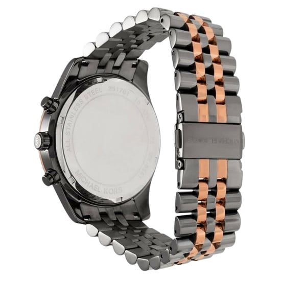 Michael Kors Mens Watch Quartz black gold rose - Image 2