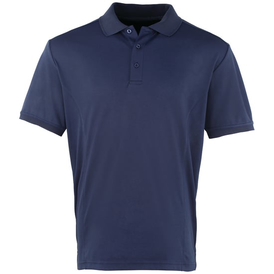 Premier Heren Coolchecker Pique korte mouw Polo T-Shirt (Marine) - Image 1