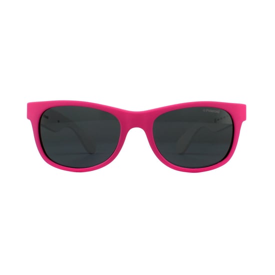 Polaroid Kids Rectangle Kidss Pink Camo Grey Polarized Sunglasses