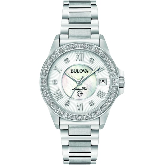 Bulova Marine Star dameshorloge Zilverkleurig 96R232 - Image 1