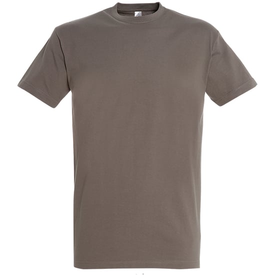 SOLS Mens Imperial Heavyweight Short Sleeve T-Shirt (Zinc) - Image 1