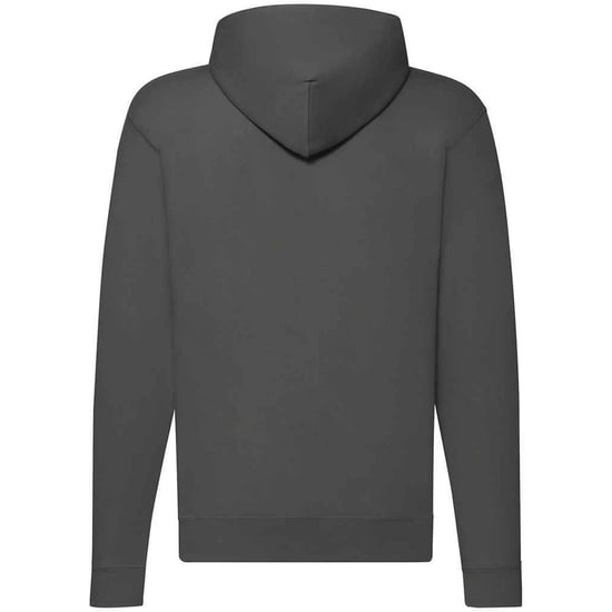 Fruit of the Loom Mens Classic Zipped Hoodie (Light Graphite) - Image 2